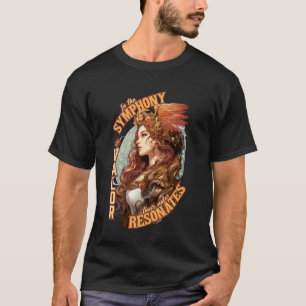 In der Symphonie des Art Nouveau-Walkiere der Tapf T-Shirt