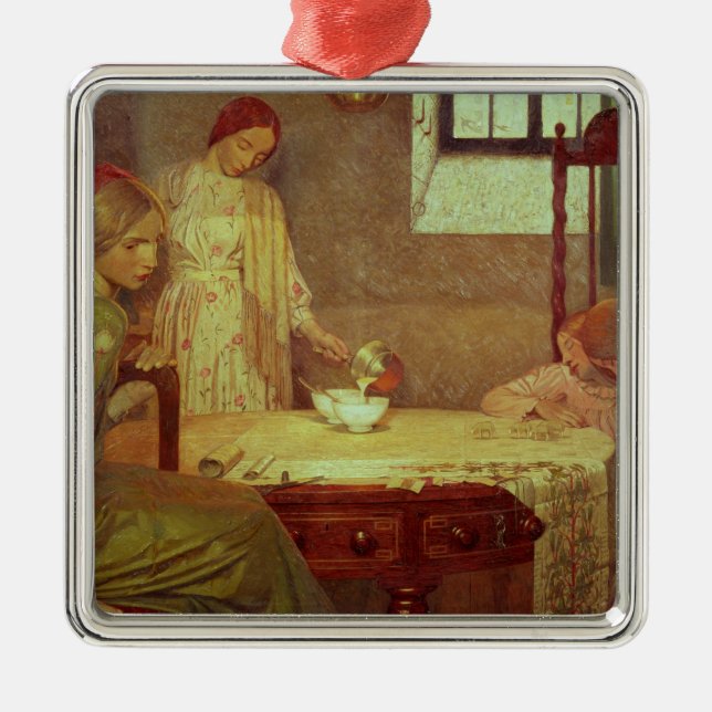 In der Tiefe des Winters Silbernes Ornament (Vorne)