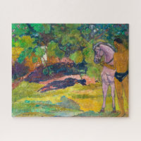 In der Vanilla Grove, Mensch und Pferd | Gauguin |