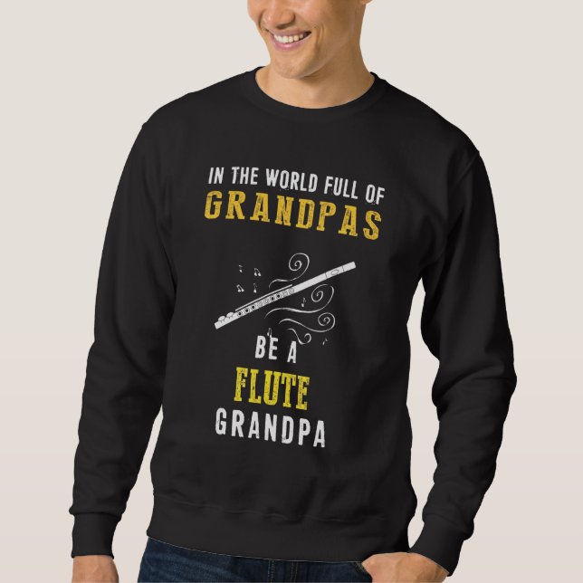 In der Welt voll von Grandpas ein flutfreies Großv Sweatshirt (Vorderseite)