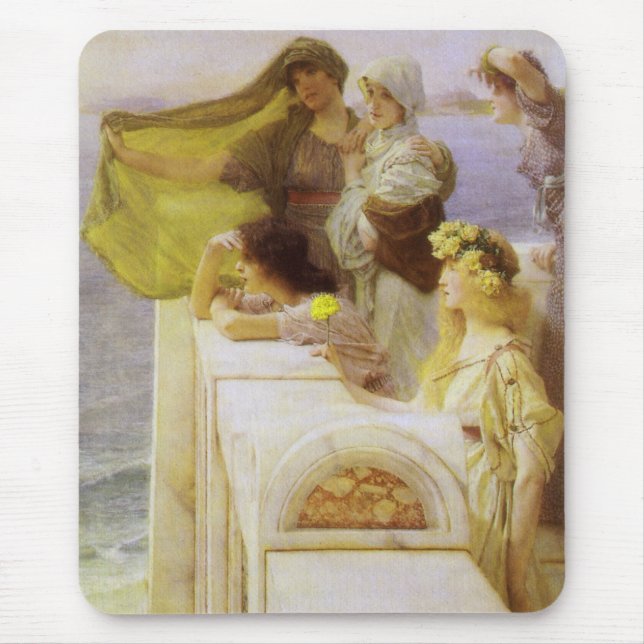 In der Wiege von Aphrodite von Sir Lawrence Alma T Mousepad (Vorne)