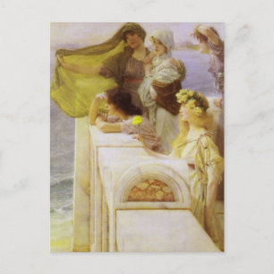 In der Wiege von Aphrodite von Sir Lawrence Alma T Postkarte