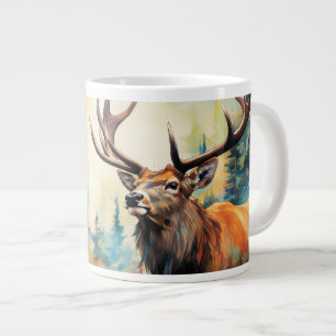 In der Wildnis: Die Eleganz des Hirns Jumbo-Tasse