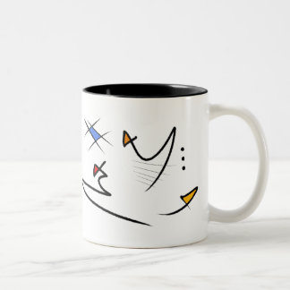In der Wind-Tasse Zweifarbige Tasse