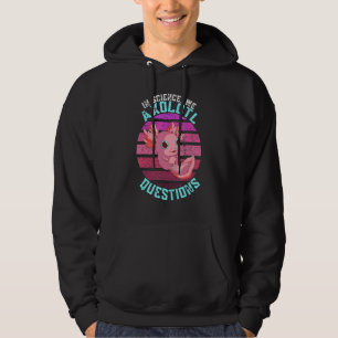 In der Wissenschaft Axolotl-Fragen Axolotl Retro V Hoodie