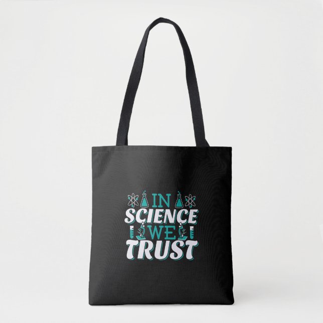 In der Wissenschaft vertrauen wir Zitat - Lehrer (Vorderseite)