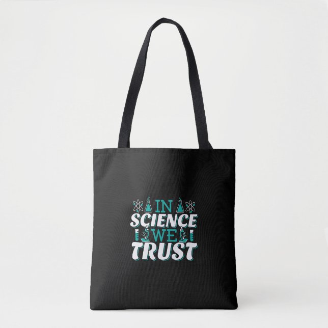 In der Wissenschaft vertrauen wir Zitat - Lehrer (Vorderseite)