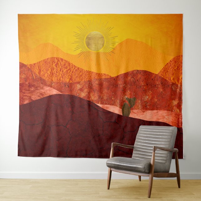 In der Wüste Wandteppich (Beispiel (Horizontal))