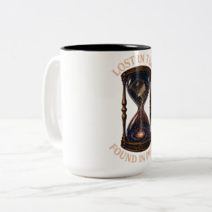 In der Zeit verloren, in den Seiten gefunden Kaffe Zweifarbige Tasse