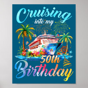 In die 50. Geburtstags-Familienkreuzfahrt Poster