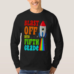 In die 5. Klasse schießen Frohen ersten Schultag T-Shirt