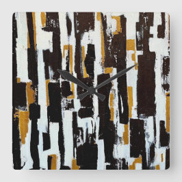 In die Holzwall-Uhr Quadratische Wanduhr