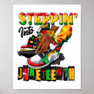 In die Juneteenth Afro Woman Black Girls Sn Poster
