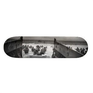 In die Kiefer Zweiten Weltkrieges Omaha des Skateboard