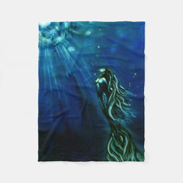 In die leichte Mermaid-Blanket Fleecedecke (Vorderseite)
