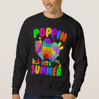 In die Sommercreme am letzten Schultag eintauchen Sweatshirt