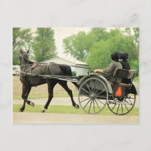 In die Stadt gehen Postkarte