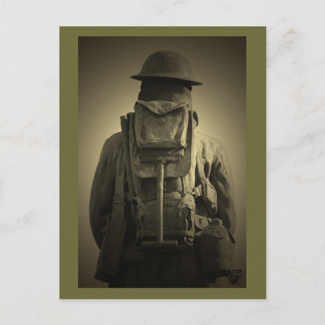 In die Stille verblassen - C.E. Dyer Postkarte (Vorderseite)