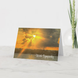 In die Sunset Sympathy Card Karte