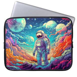 In die unbekannte Illustration Laptopschutzhülle