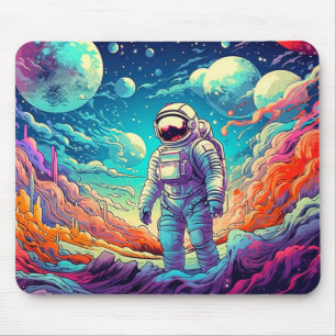 In die unbekannte Illustration Mousepad