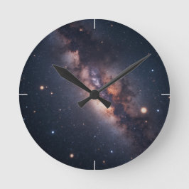 In die Universe Round Clock Runde Wanduhr