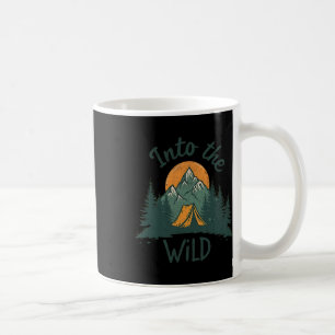 In die wilde Abenteuer-Camping-Berge-Natur H Kaffeetasse