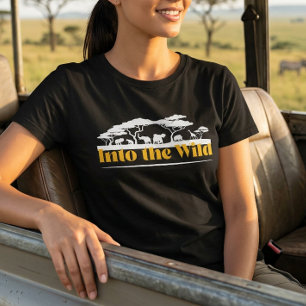 In die wilde Abenteuer-Safari-Reise-T-Shirt T-Shirt