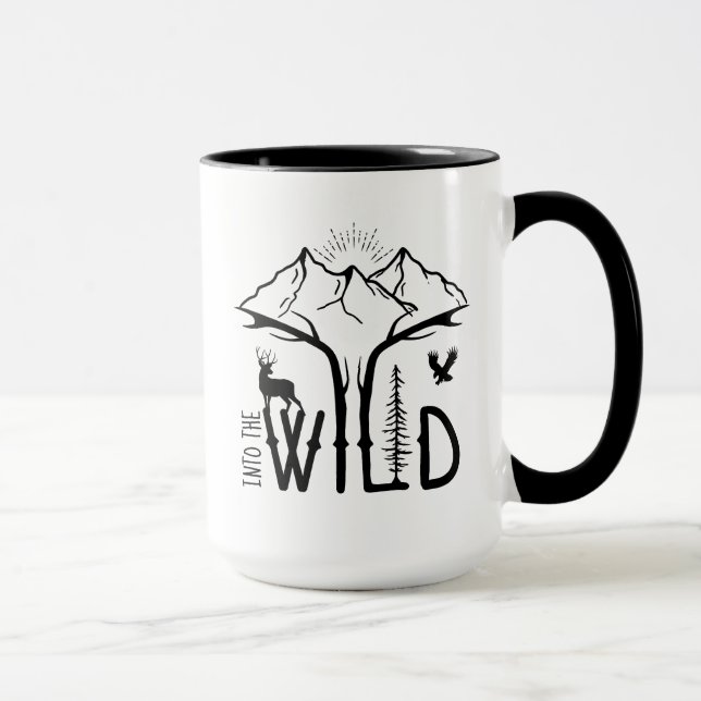 In die wilde Liebe der Berge und der Wildnis Tasse (Rechts)