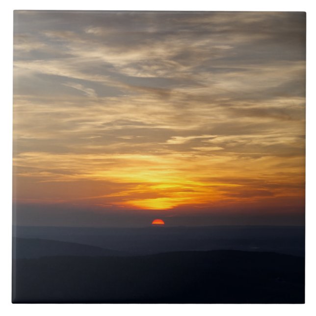 In die Wolken Fliese (Vorderseite)