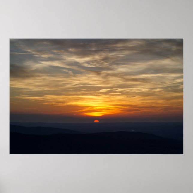 In die Wolken Poster (Vorne)