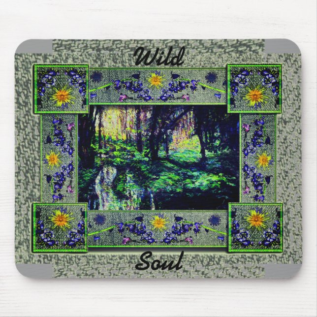 In die Woods Wild Soul Mouse Pad Mousepad (Vorne)