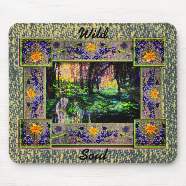 In die Woods Wild Soul Mouse Pad Mousepad (Vorne)