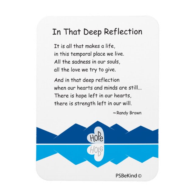 In diesem Deep Reflection_3"x4" Flexible Magnet (Vertikal)