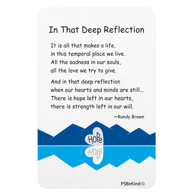 In diesem Deep Reflection_4"x6" Flexible Magnet (Vertikal)