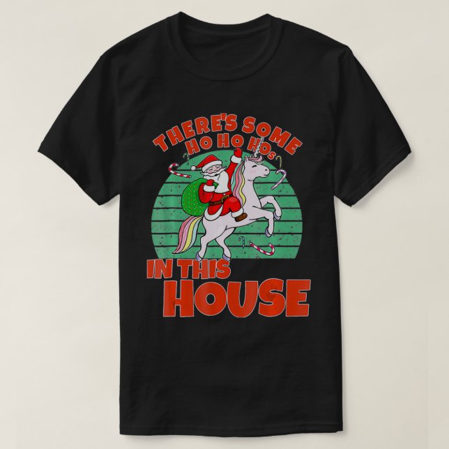 In diesem Haus gibt es Weihnachten San T-Shirt (Design vorne)