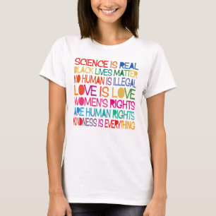 In diesem Haus glauben wir an: Menschenrechte und  T-Shirt