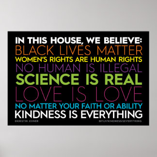 In diesem Haus... Güte ist alles, was signiert Poster