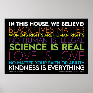 In diesem Haus... Güte ist alles Zeichen Poster