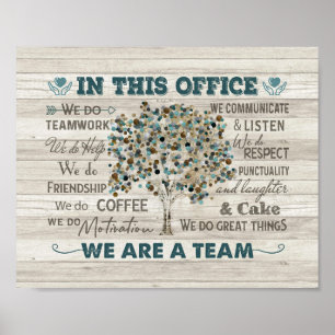 In diesem Office-Poster Poster