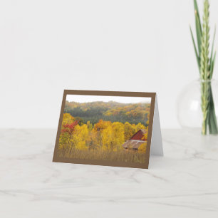 "IN DIESEN HÜLLEN IST GOLD" (AUTUMN IN MICHIGAN) KARTE