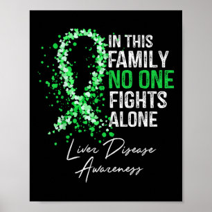 In dieser Familie kämpft allein Shirt-Lebererkrank Poster