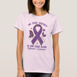 In dieser Familie kämpft niemand allein Alzheimer T-Shirt