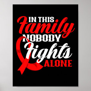 In dieser Familie kämpft niemand allein Blutkrebs  Poster