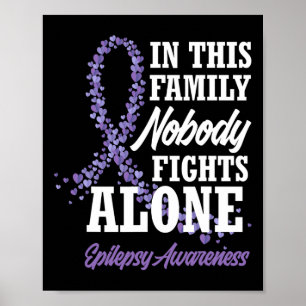 In dieser Familie kämpft niemand allein Epilepsie  Poster