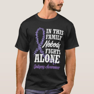 In dieser Familie kämpft niemand allein Epilepsie T-Shirt