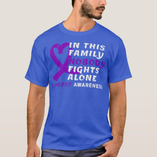 In dieser Familie kämpft niemand allein Epilepsie T-Shirt
