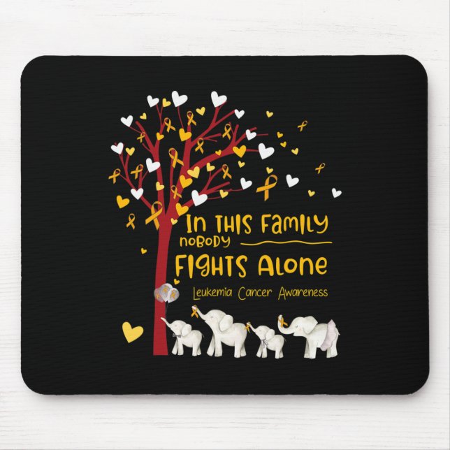 In dieser Familie kämpft niemand allein gegen Leuk Mousepad (Vorne)