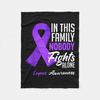 In dieser Familie kämpft niemand allein Lupus-Bewu Fleecedecke