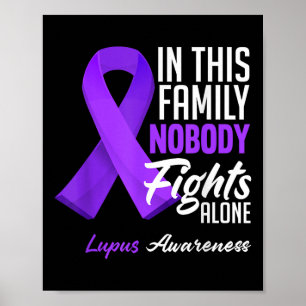 In dieser Familie kämpft niemand allein Lupus-Bewu Poster